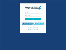 Tablet Screenshot of client.manzama.com